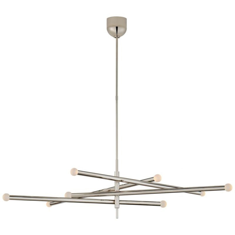 Roussee Grande Eight Light Articulating Chandelier