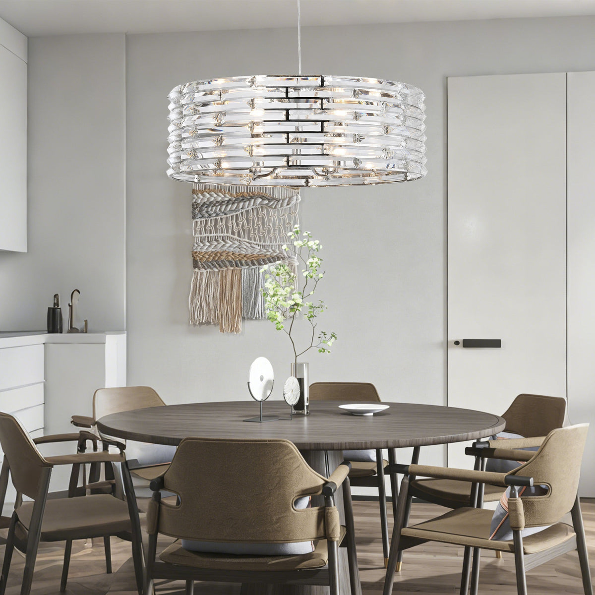 Saturno Disc Halo Chandelier