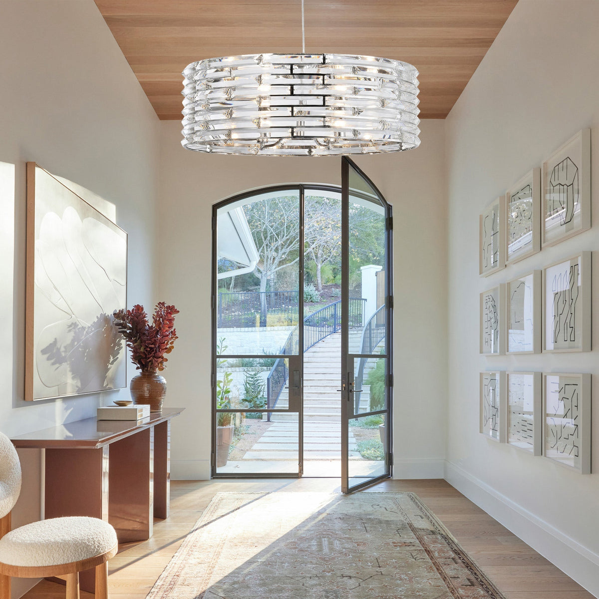 Saturno Disc Halo Chandelier