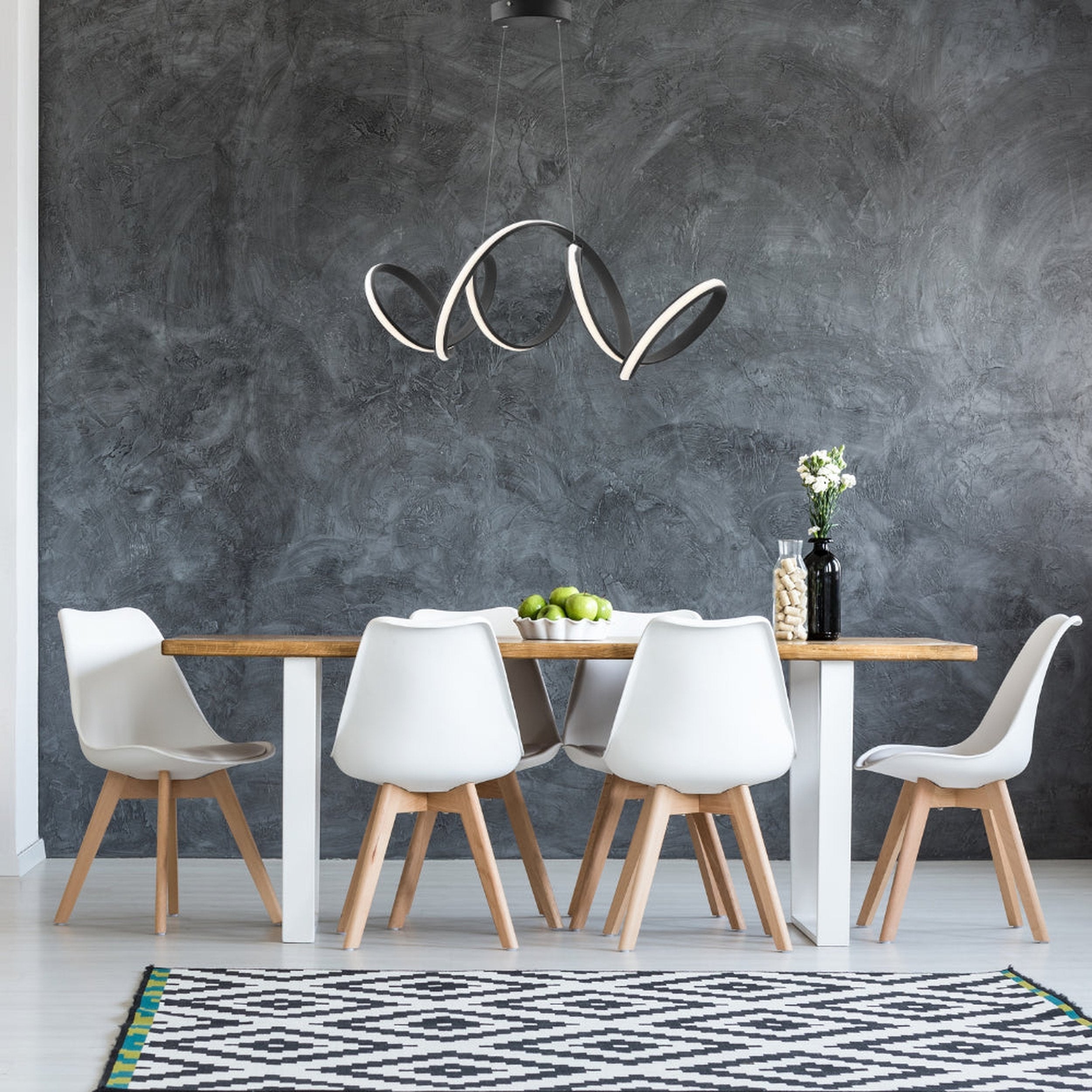 Seville LED Chandelier Black