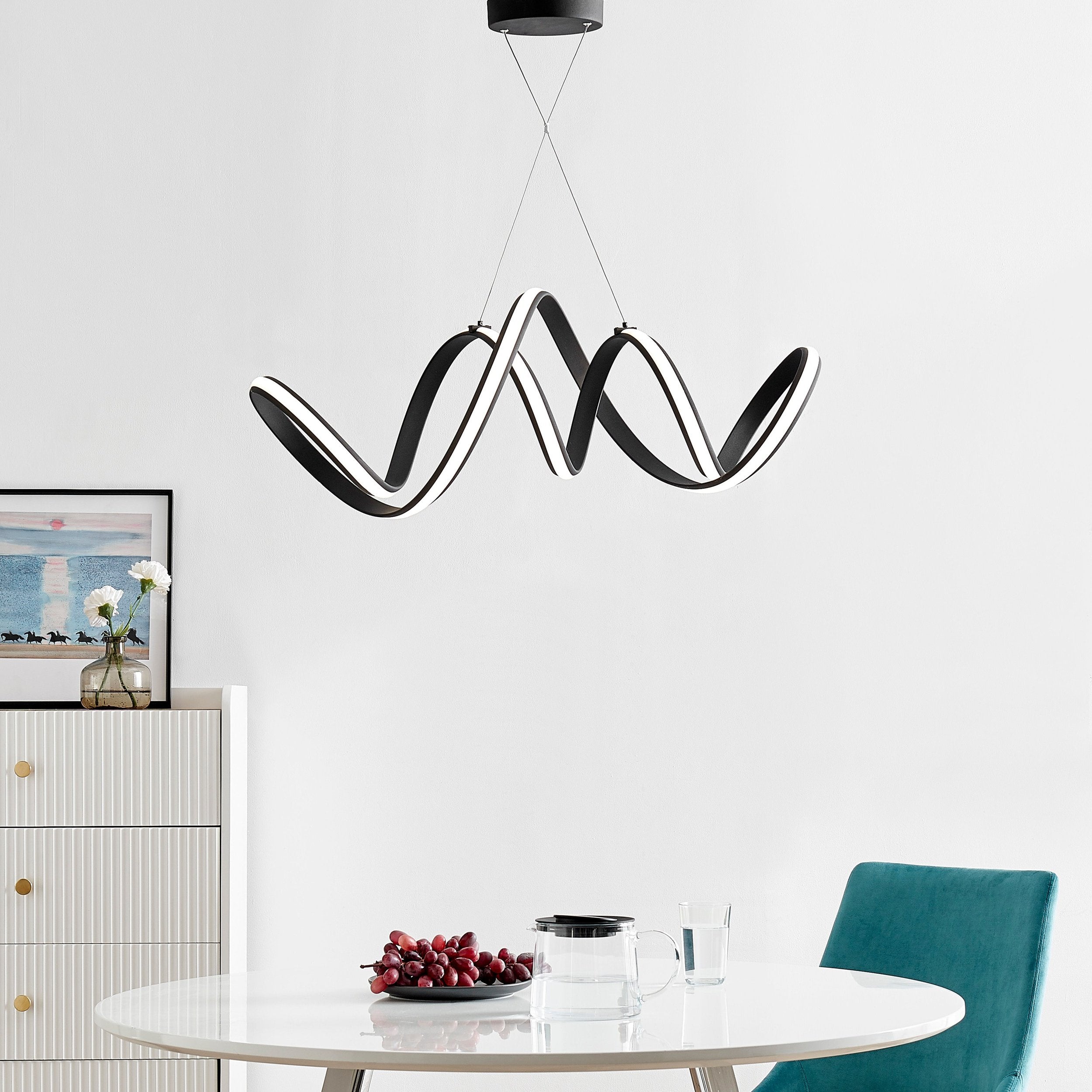 Seville LED Chandelier Black