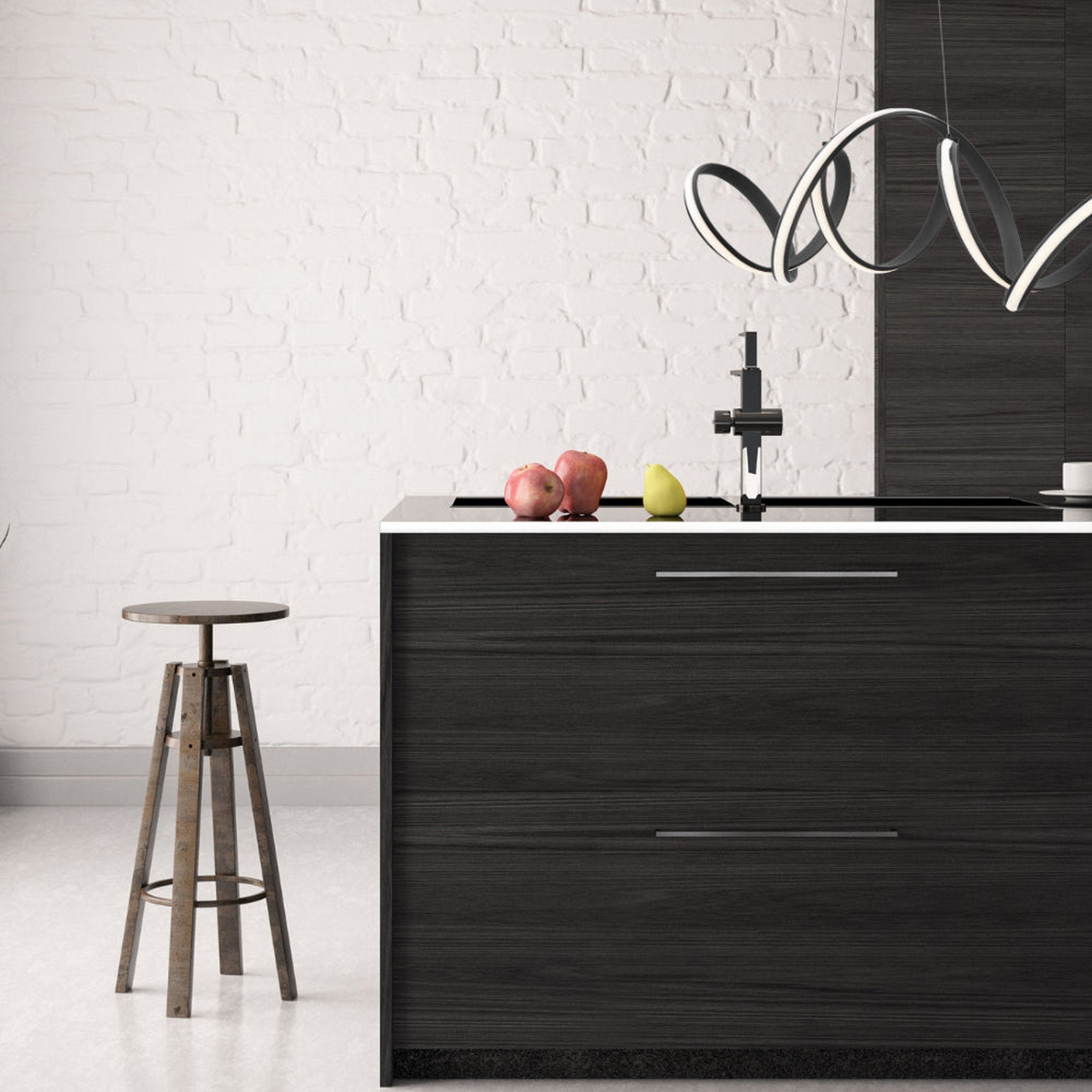 Seville LED Chandelier Black