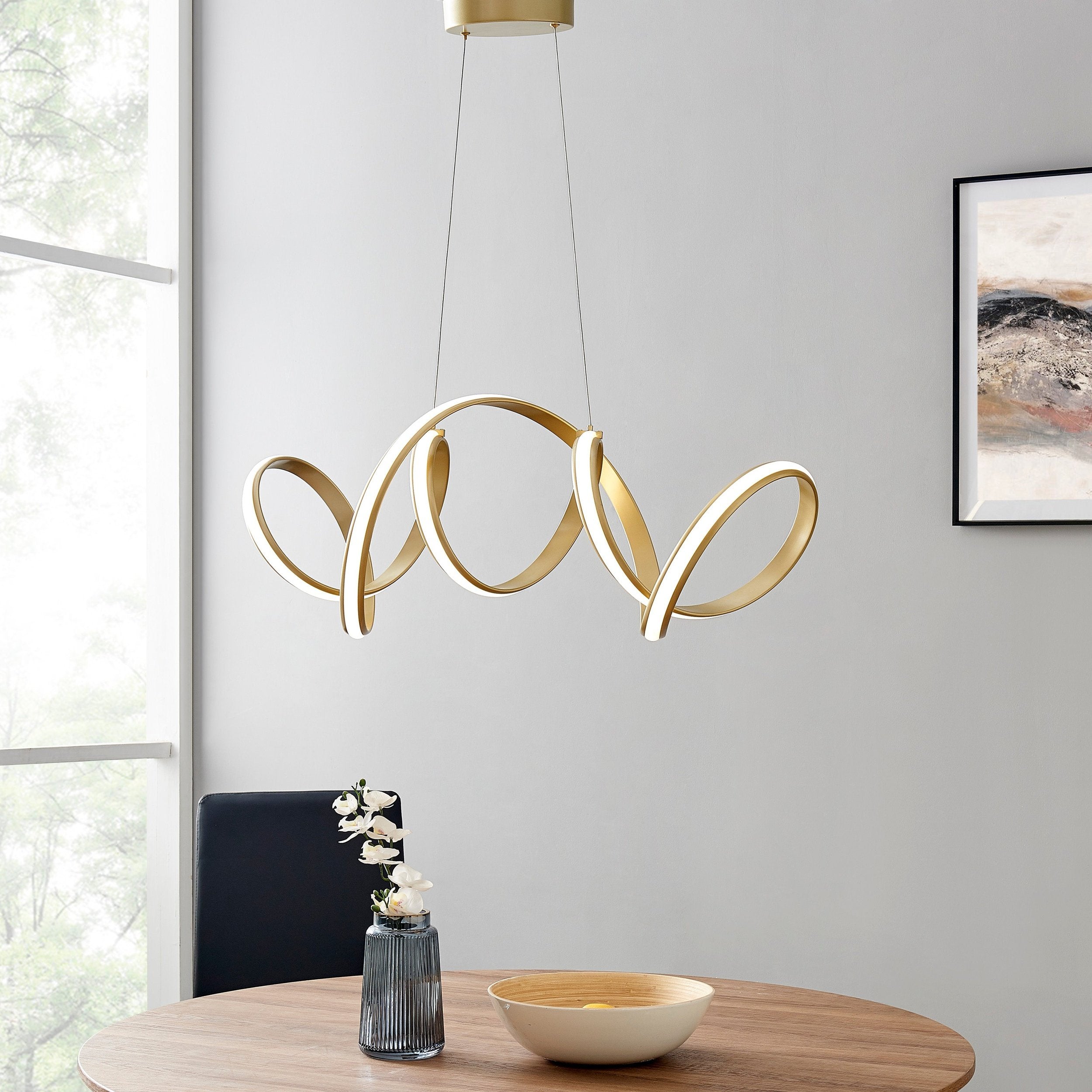 Seville LED Chandelier Gold