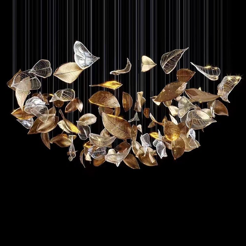 Shake Leaves Chandelier 31.8" 39.4" 47.2"