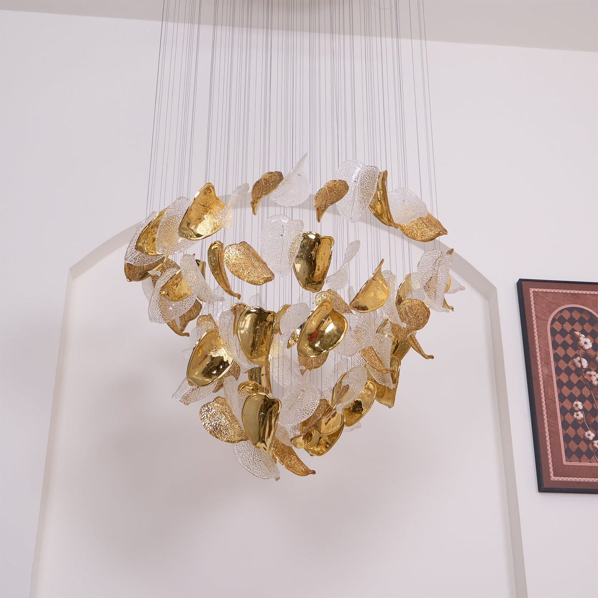 Shake Leaves Chandelier 31.8" 39.4" 47.2"