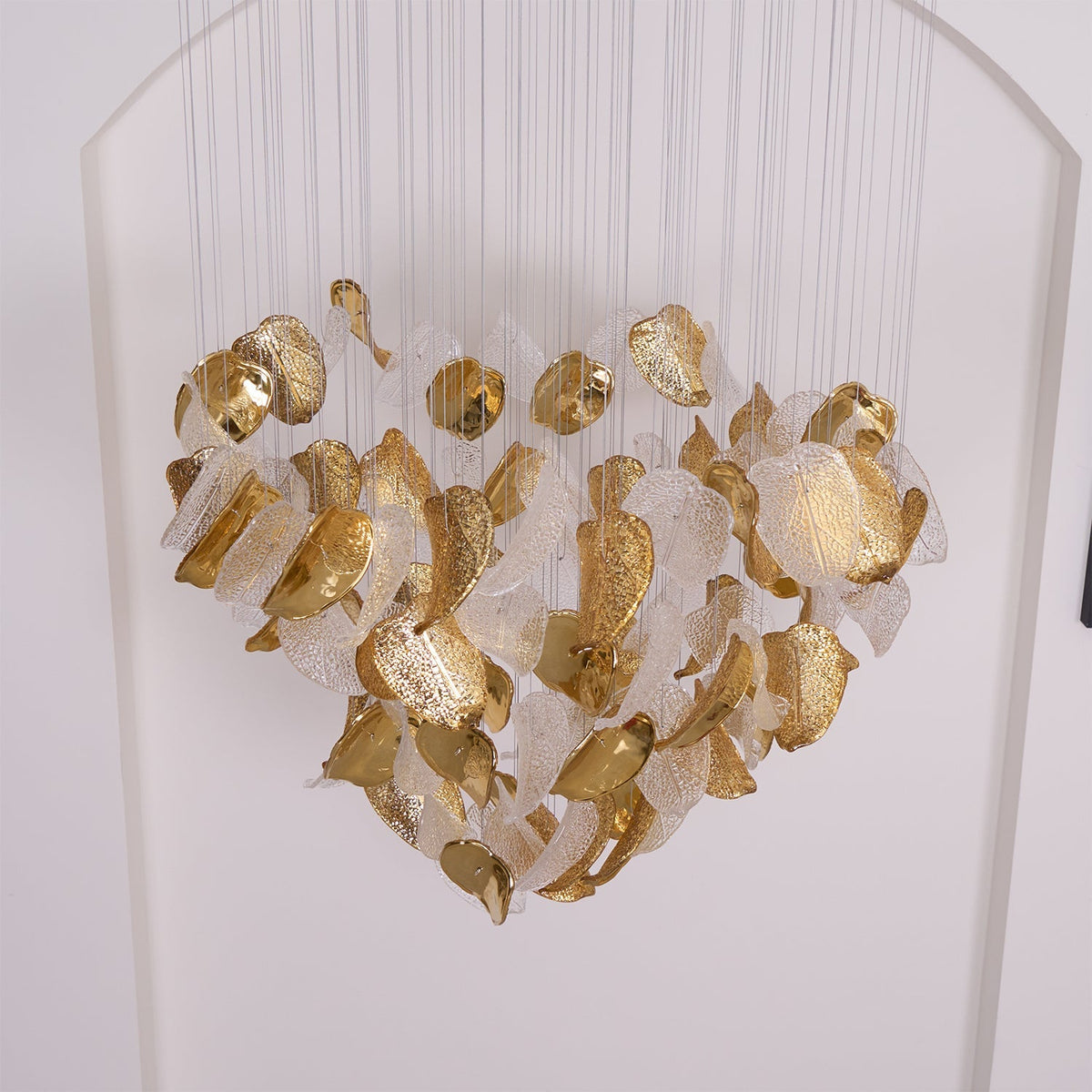 Shake Leaves Chandelier 31.8" 39.4" 47.2"