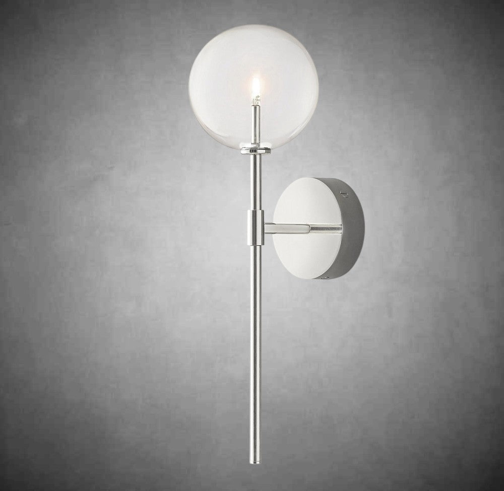 Glass Glober Sconce
