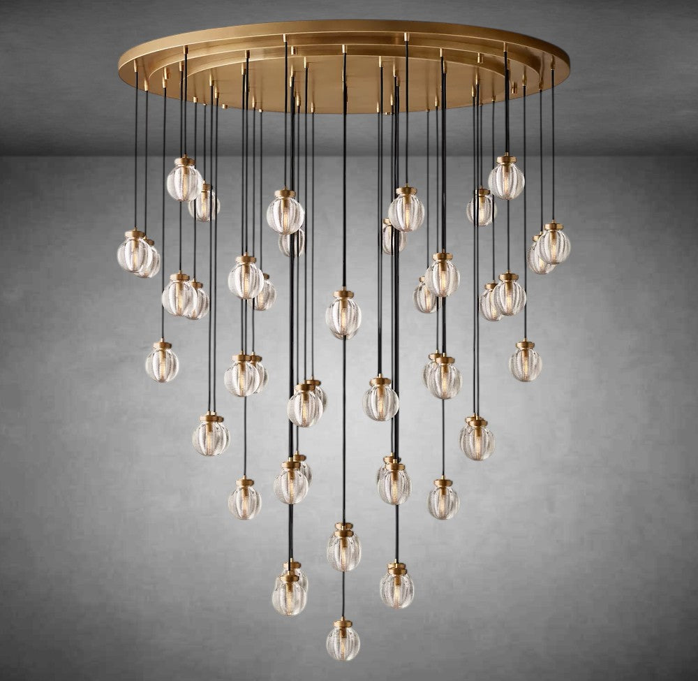 Peal Round Chandelier 38"48"60"
