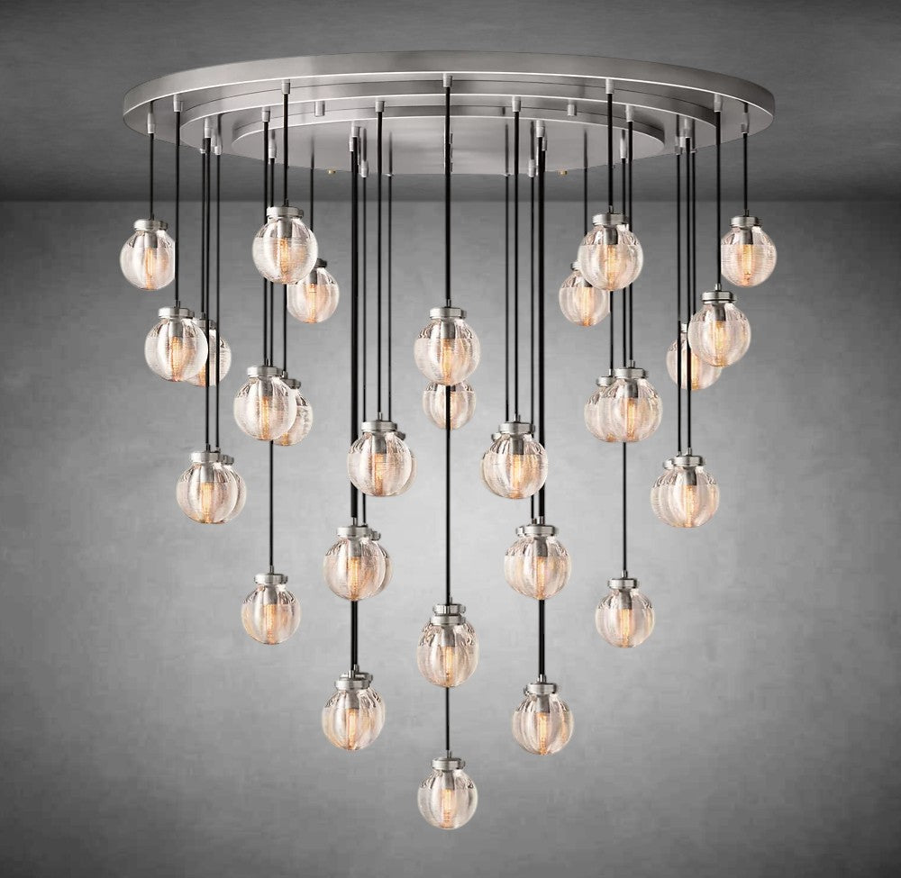 Peal Round Chandelier 38"48"60"