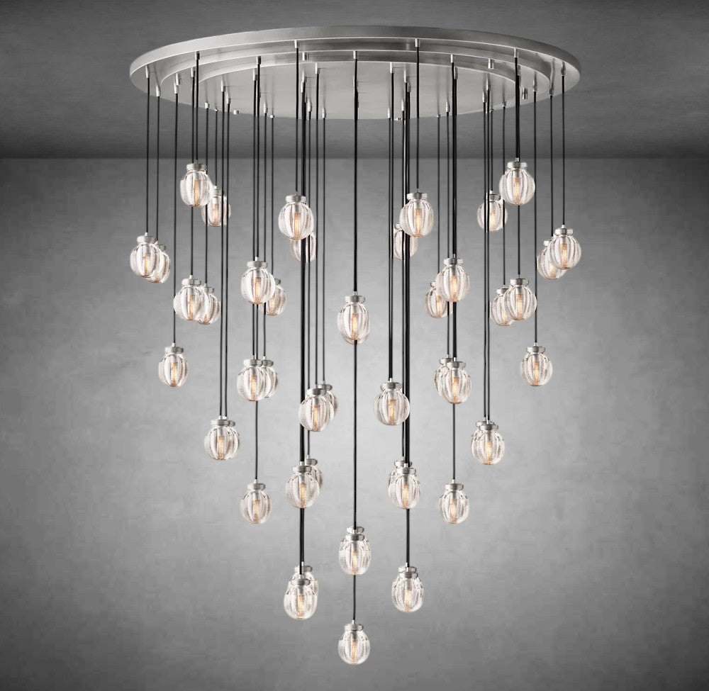 Peal Round Chandelier 38"48"60"