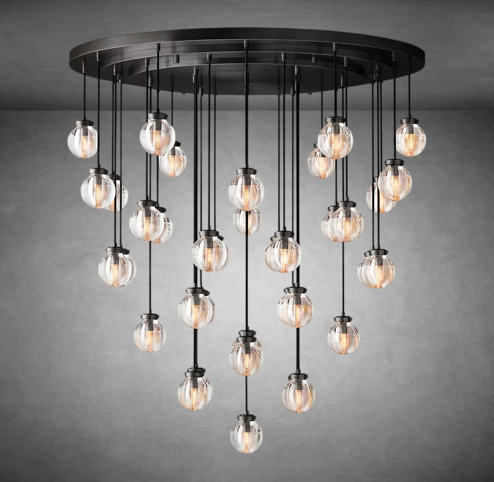 Peal Round Chandelier 38"48"60"