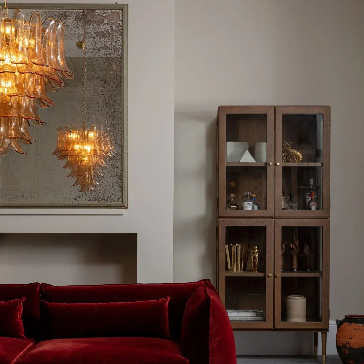 Amber Petalo Chandelier – 2 Sizes