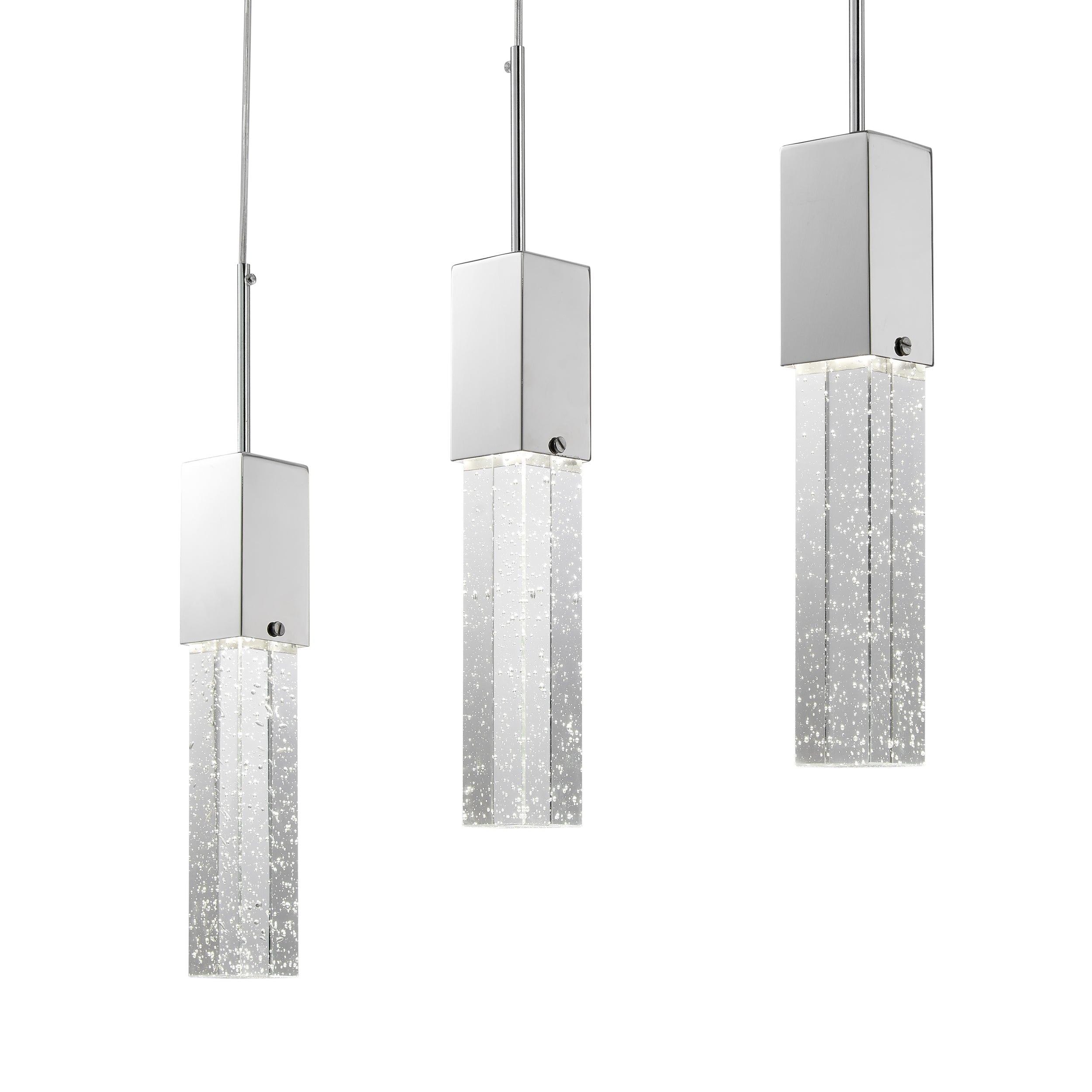 Sparkling Night Adjustable Crystal Chandelier 5 Light