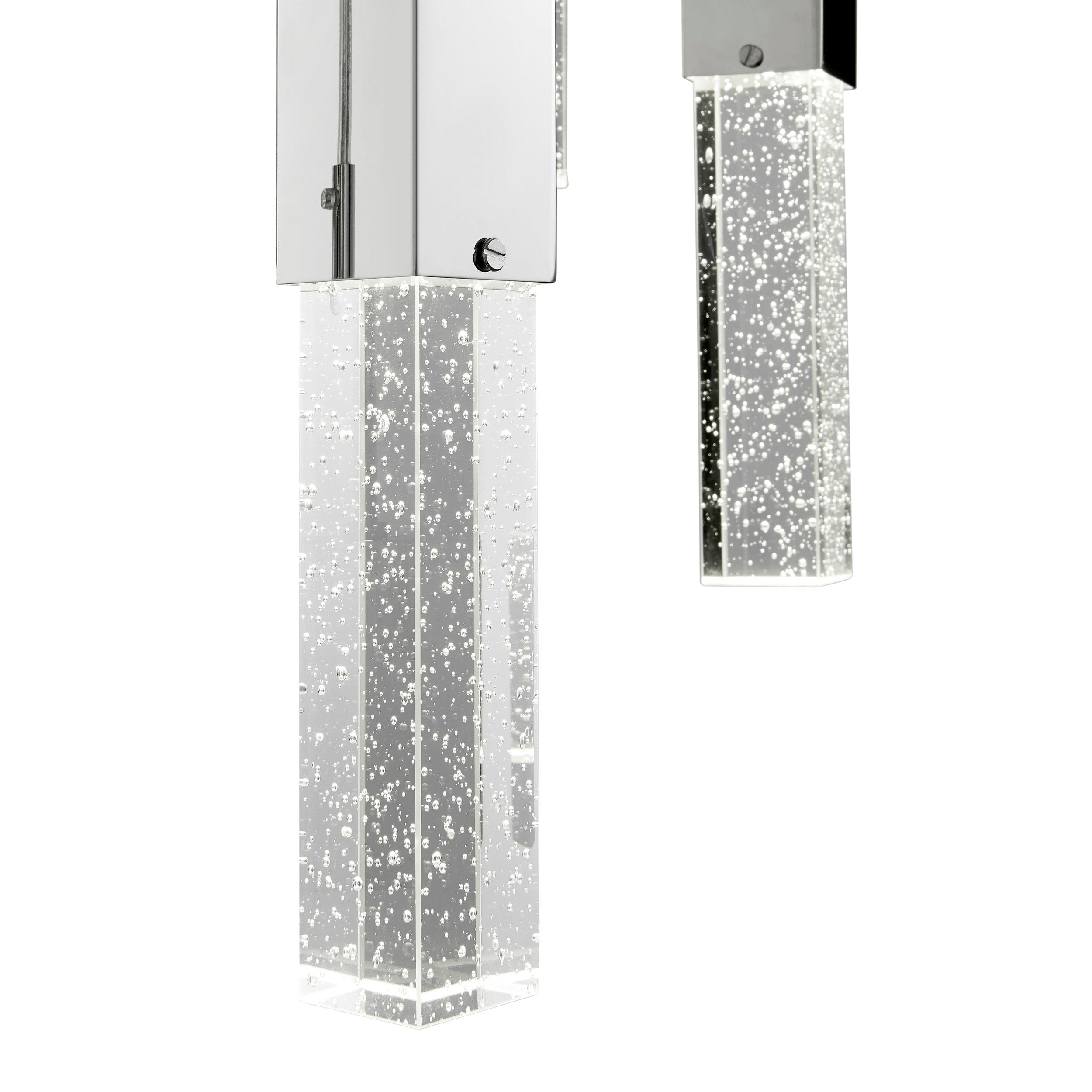 Sparkling Night Chandelier 9 Light LED Spiral