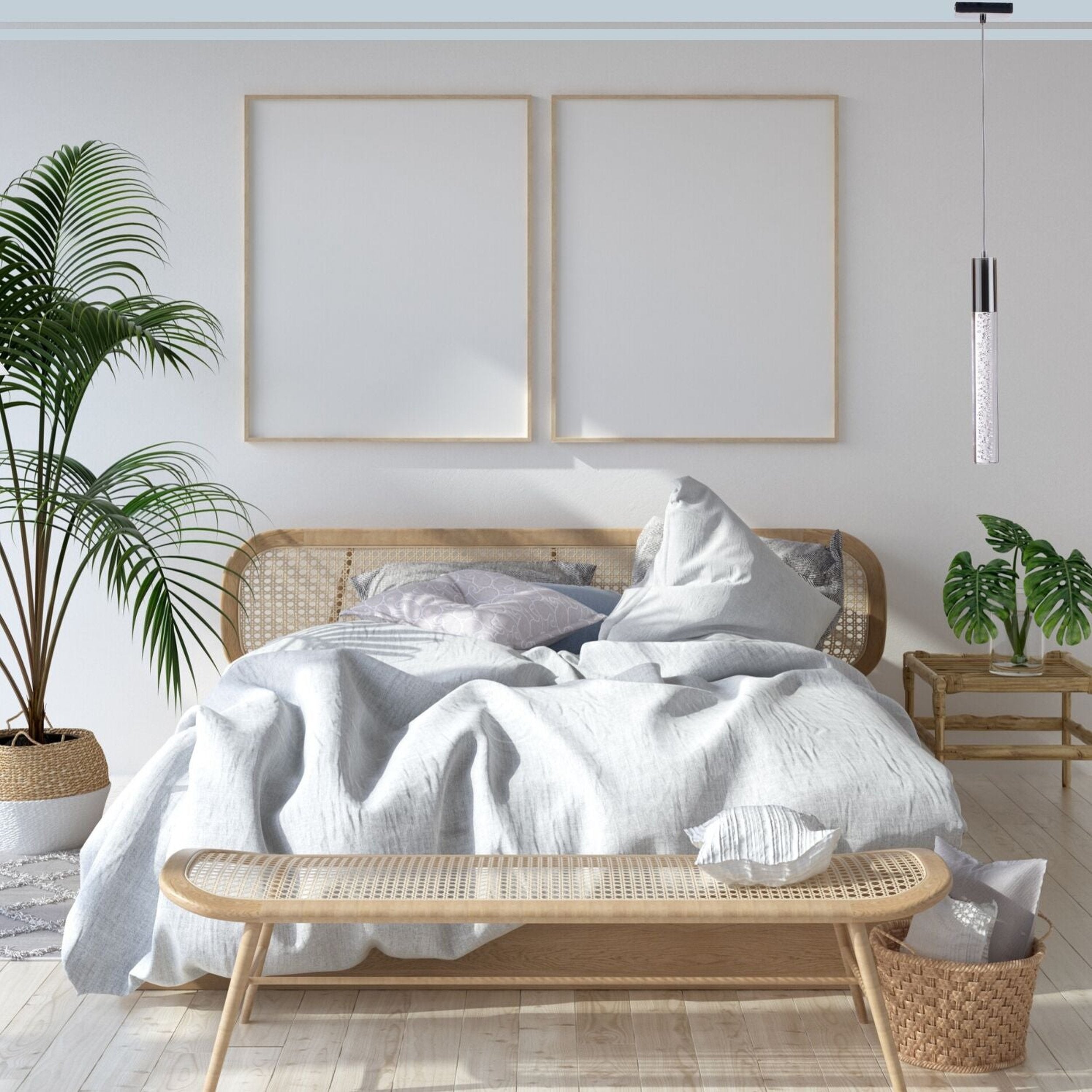 Sparkling Night Cylinder Chandelier 1 Light