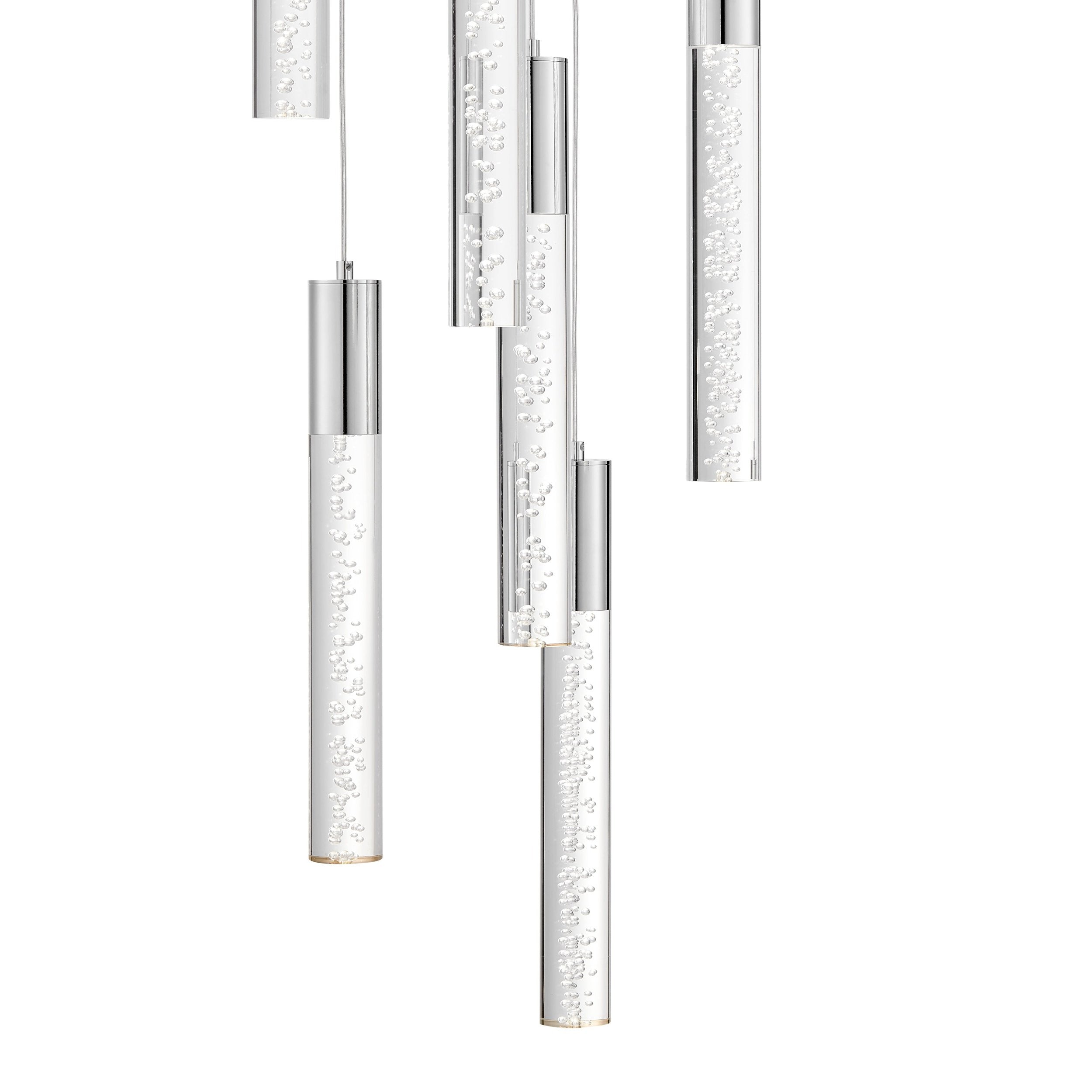 Sparkling Night Cylinder Chandelier 13 Light