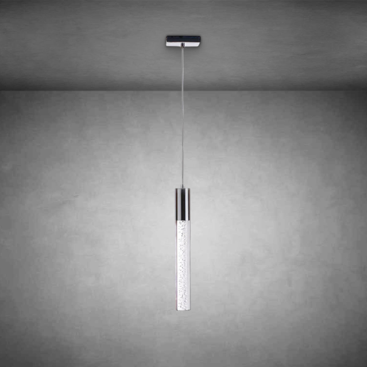 Sparkling Night Cylinder Chandelier 1 Light