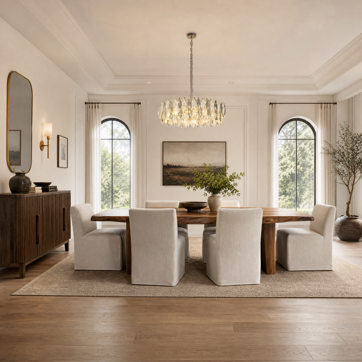 Tondo Crystal Chandelier