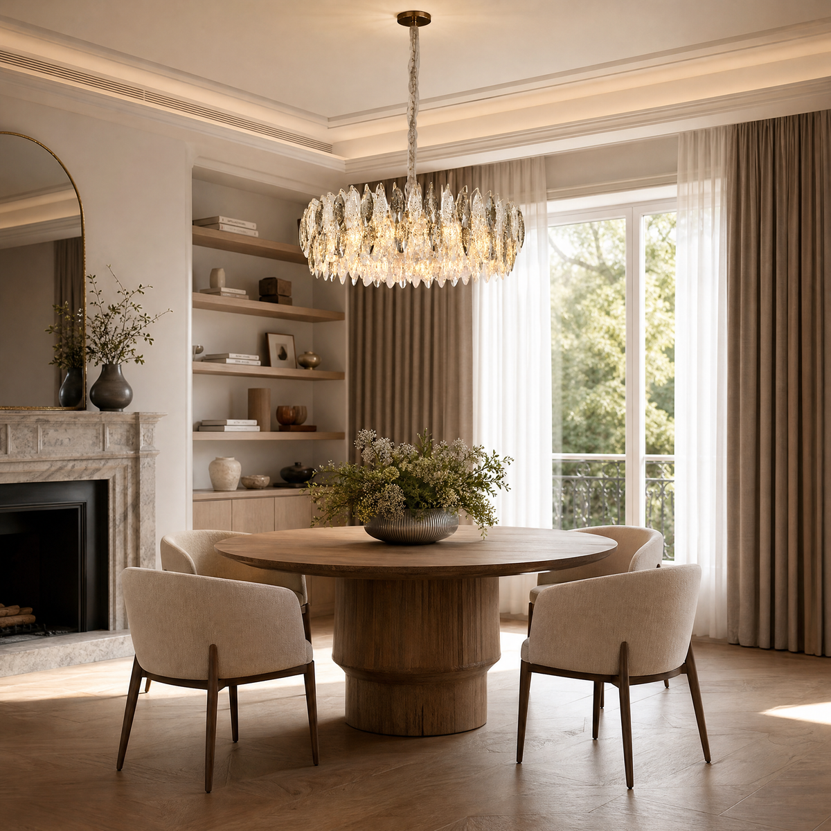 Tondo Crystal Chandelier