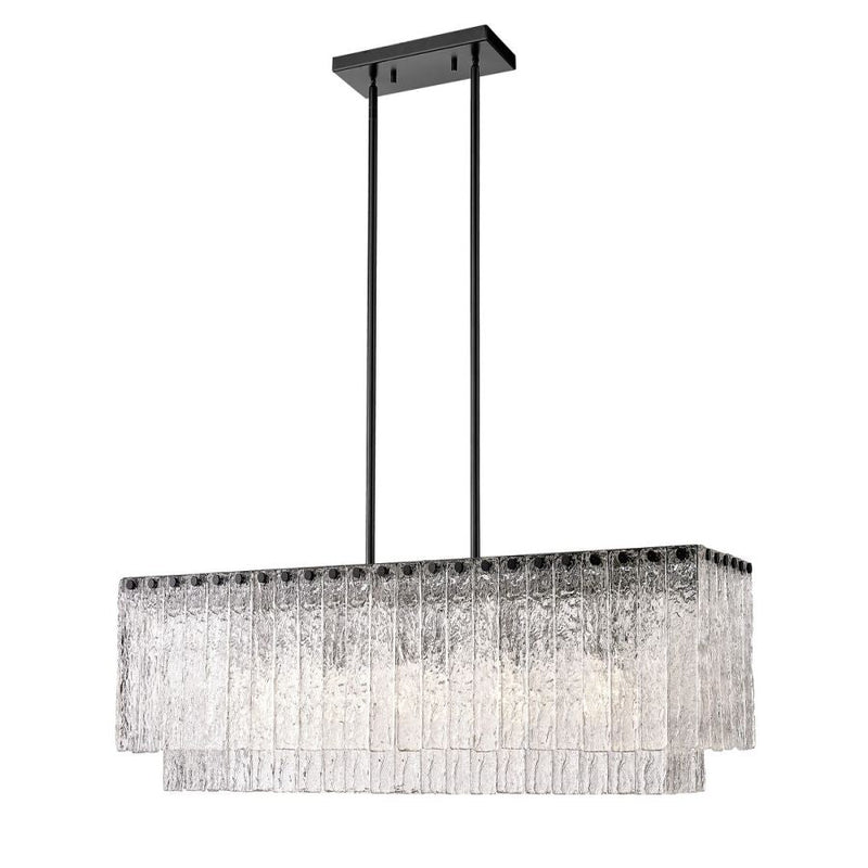 Haloire Linear Glass Chandelier