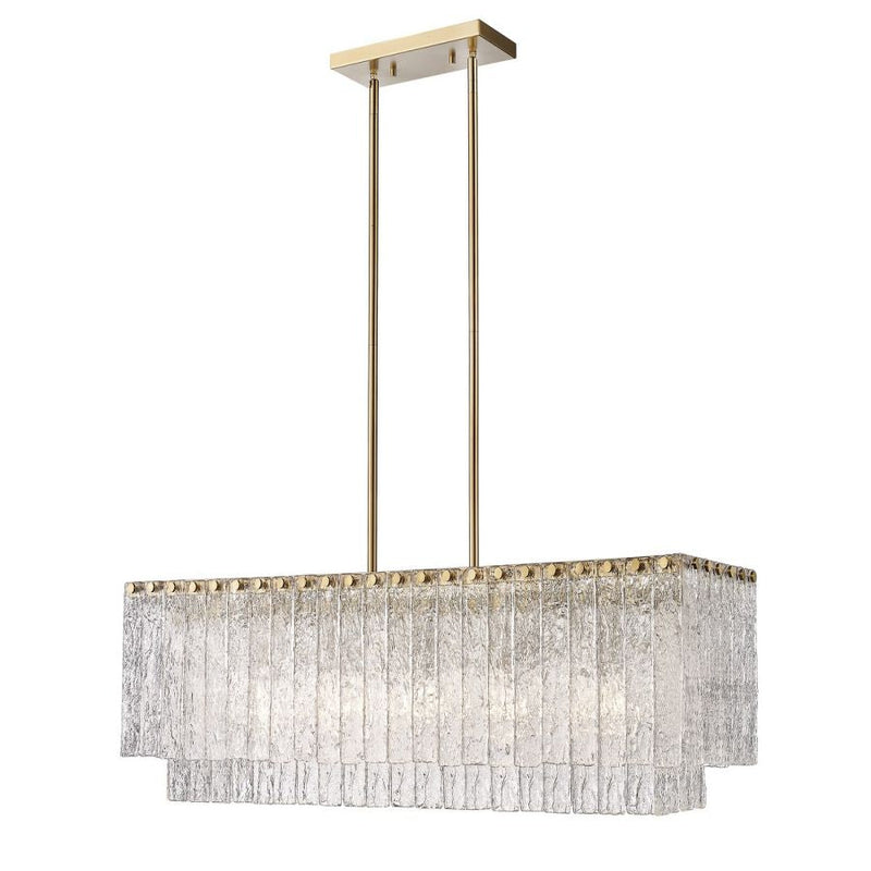Haloire Linear Glass Chandelier