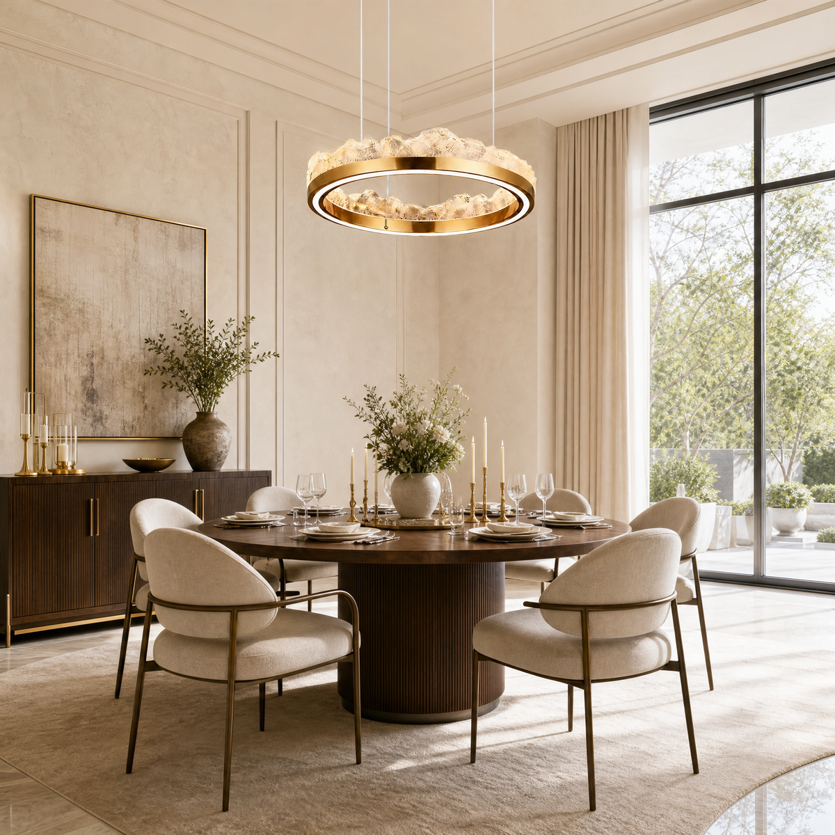Vast Realm Modern Sculptural Pendant Light