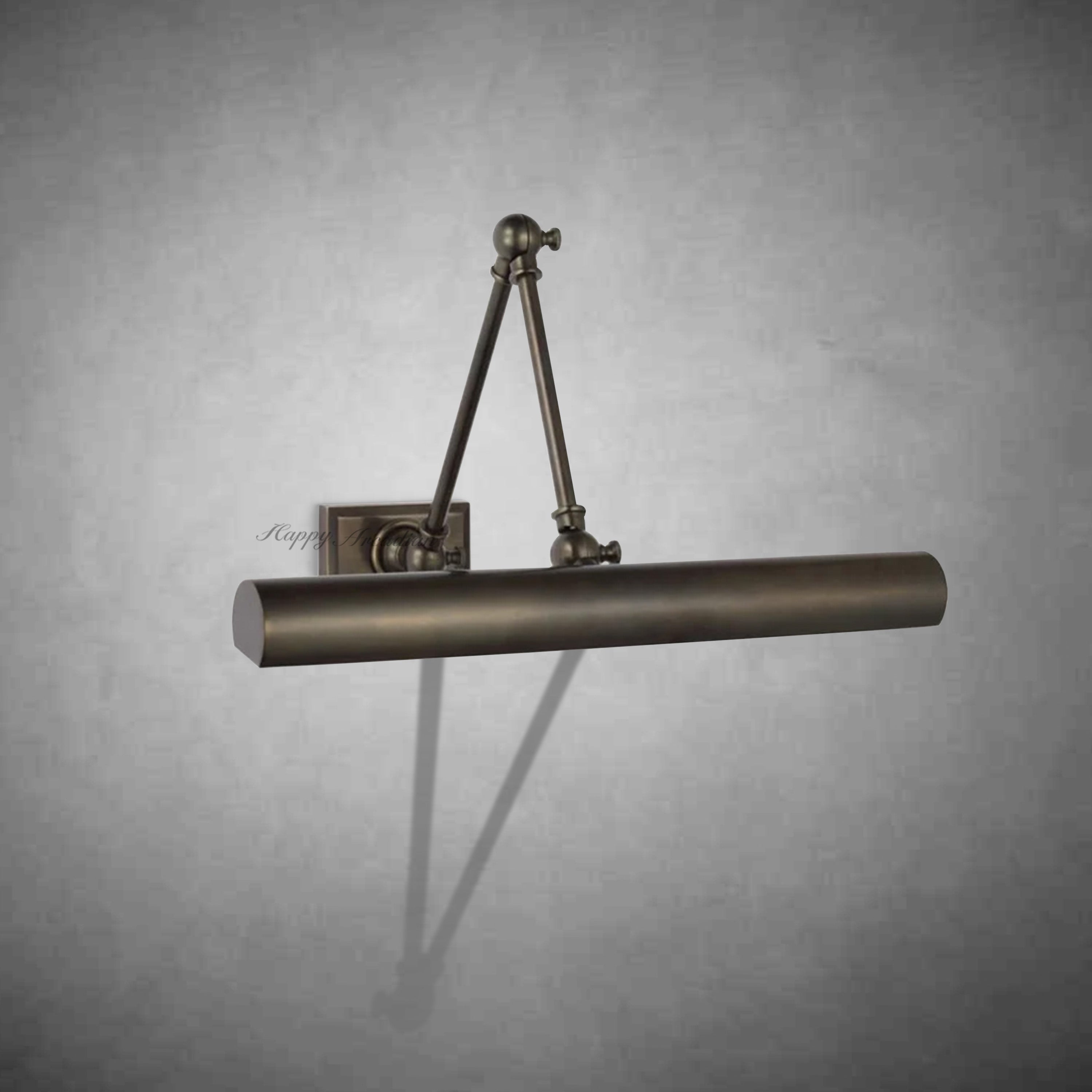Brass Double Plug-In Hardwired Picture Light