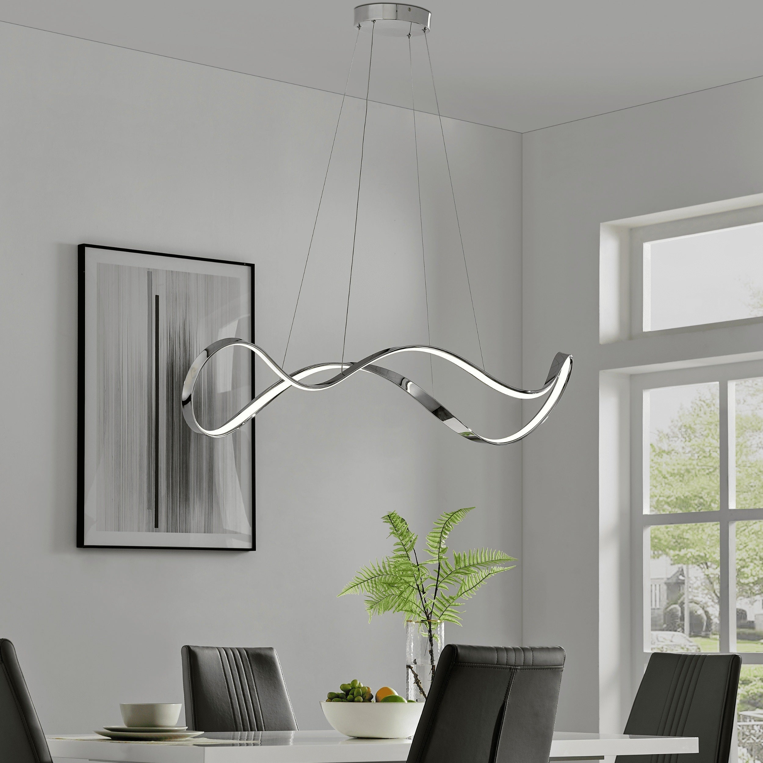 Xiamen LED Adjustable Chandelier Chrome