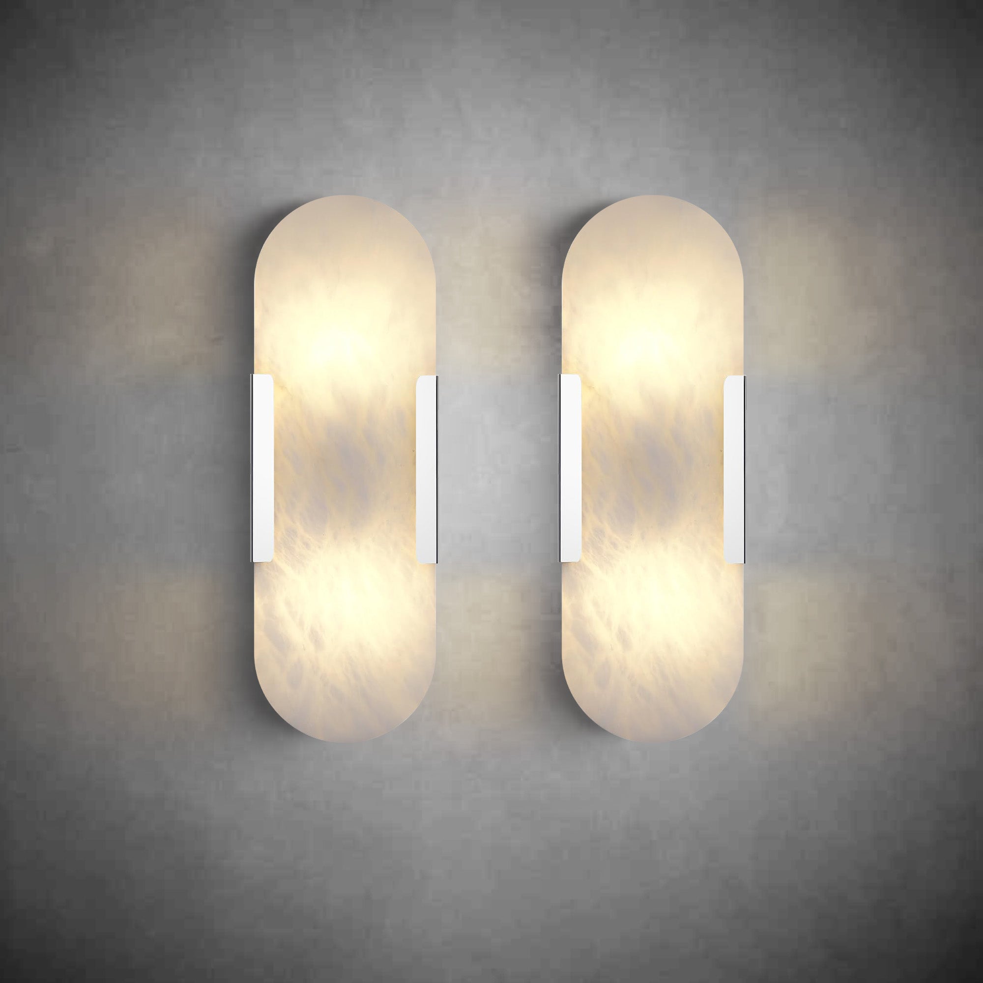 Alabaster Wall lamp Set (2 Pieces)