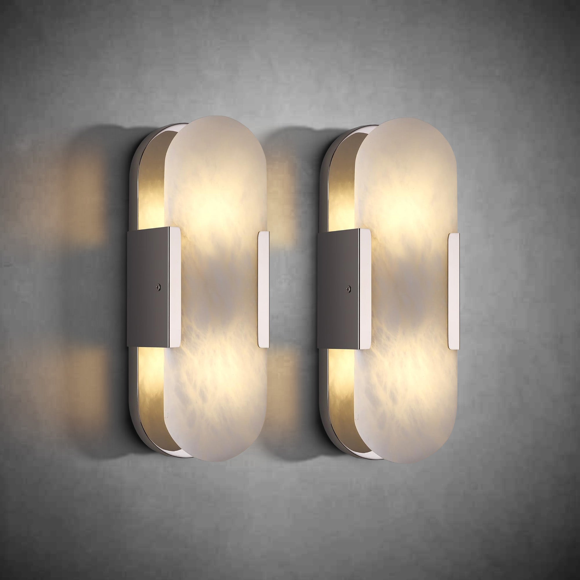 Alabaster Wall lamp Set (2 Pieces)