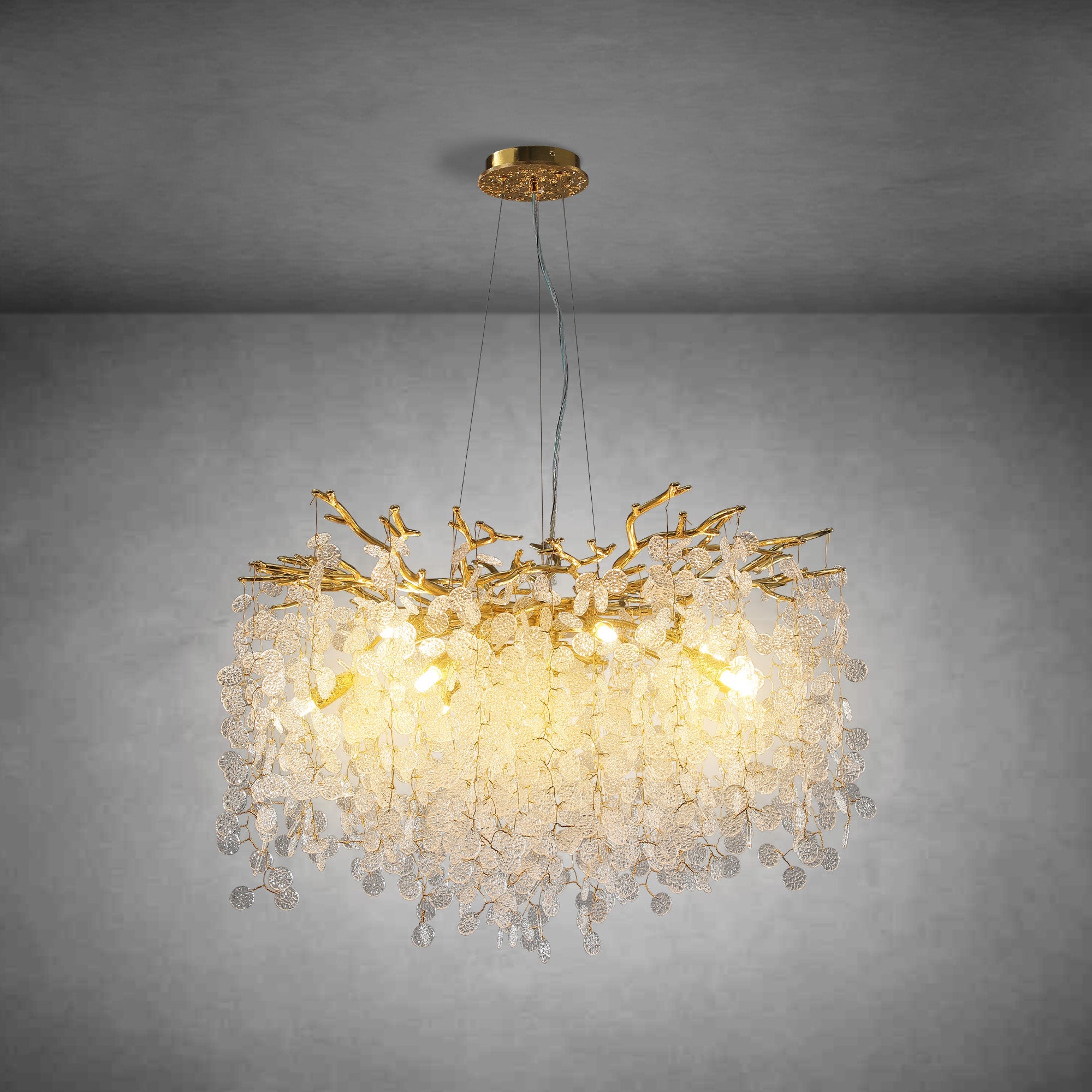 Modern Tree Branch Chandelier