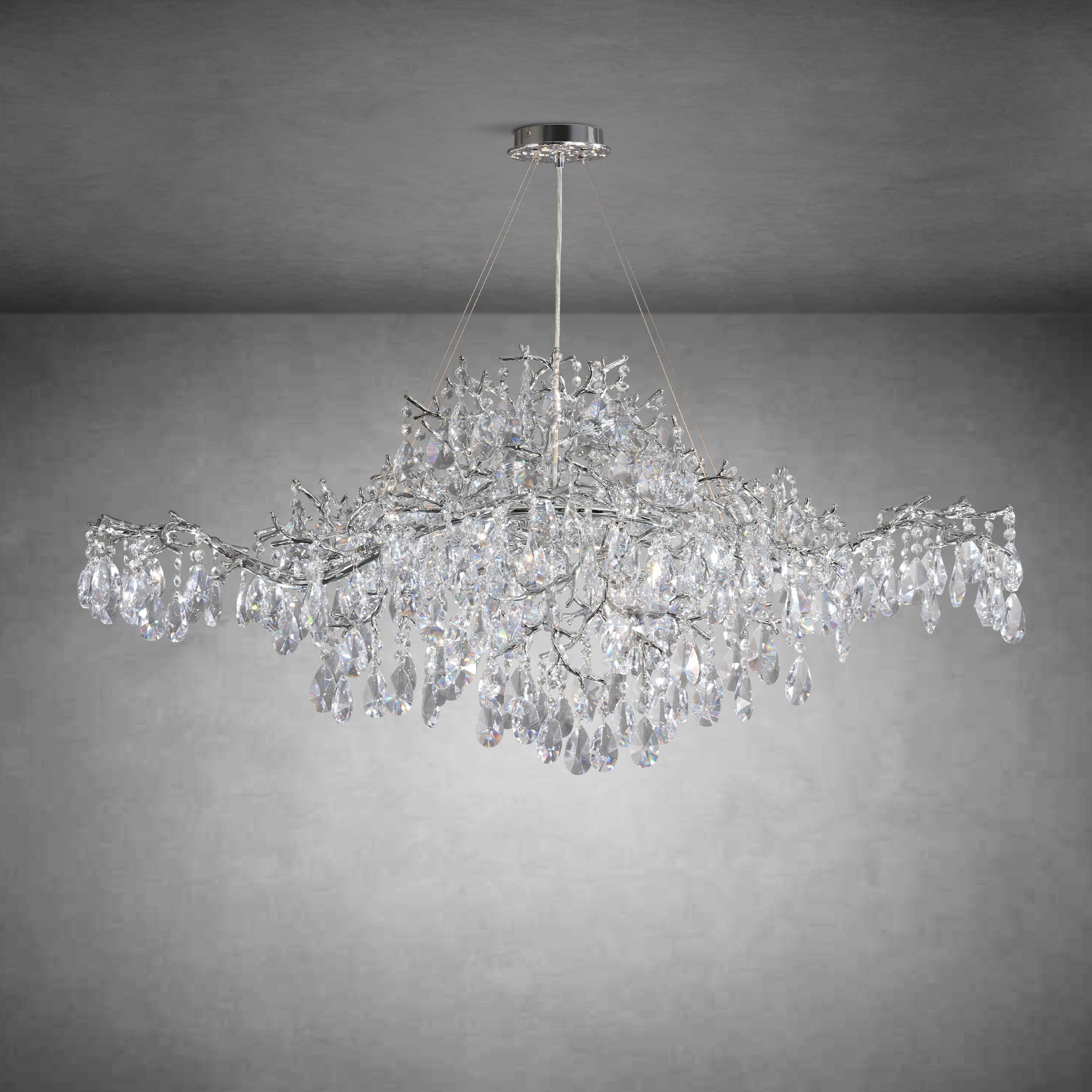 Modern Tree Crystal Chandelier
