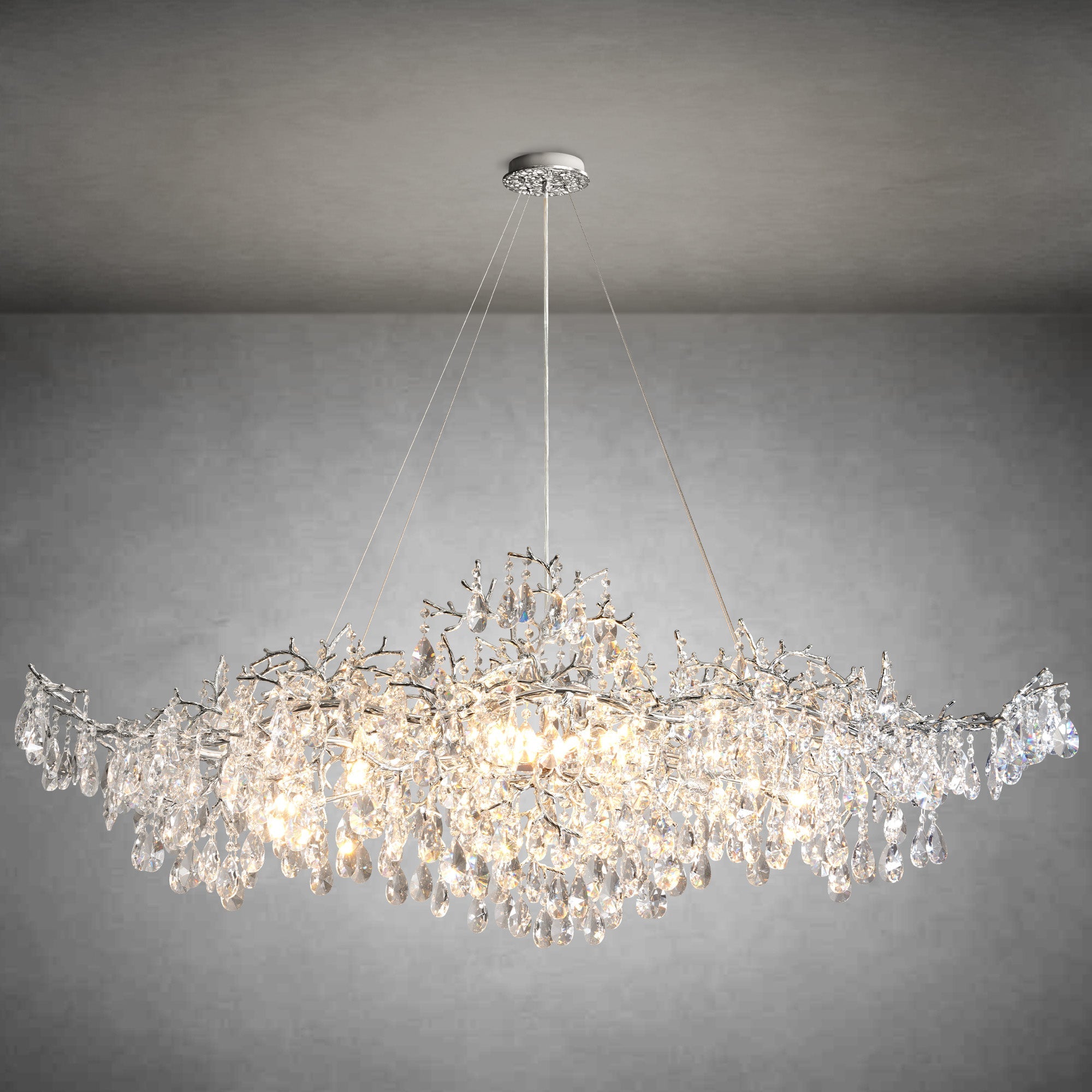 Modern Tree Crystal Chandelier