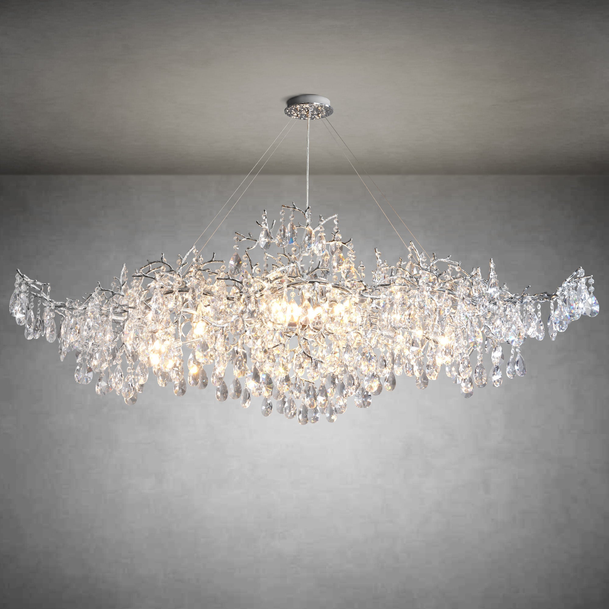 Modern Tree Crystal Chandelier