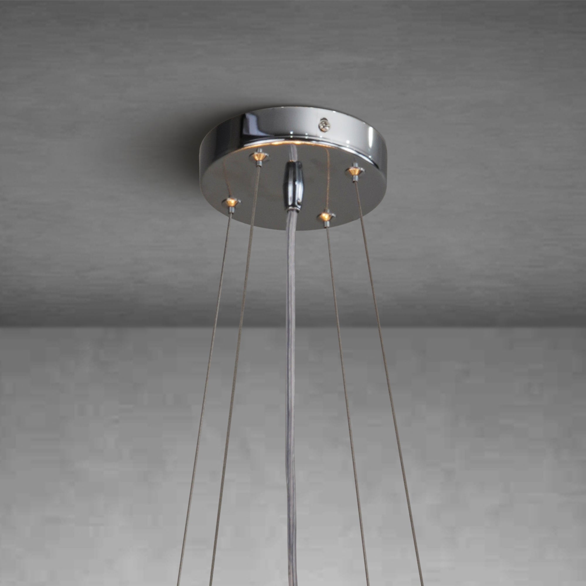 Ceramic Ginkgo Leaf Chandelier