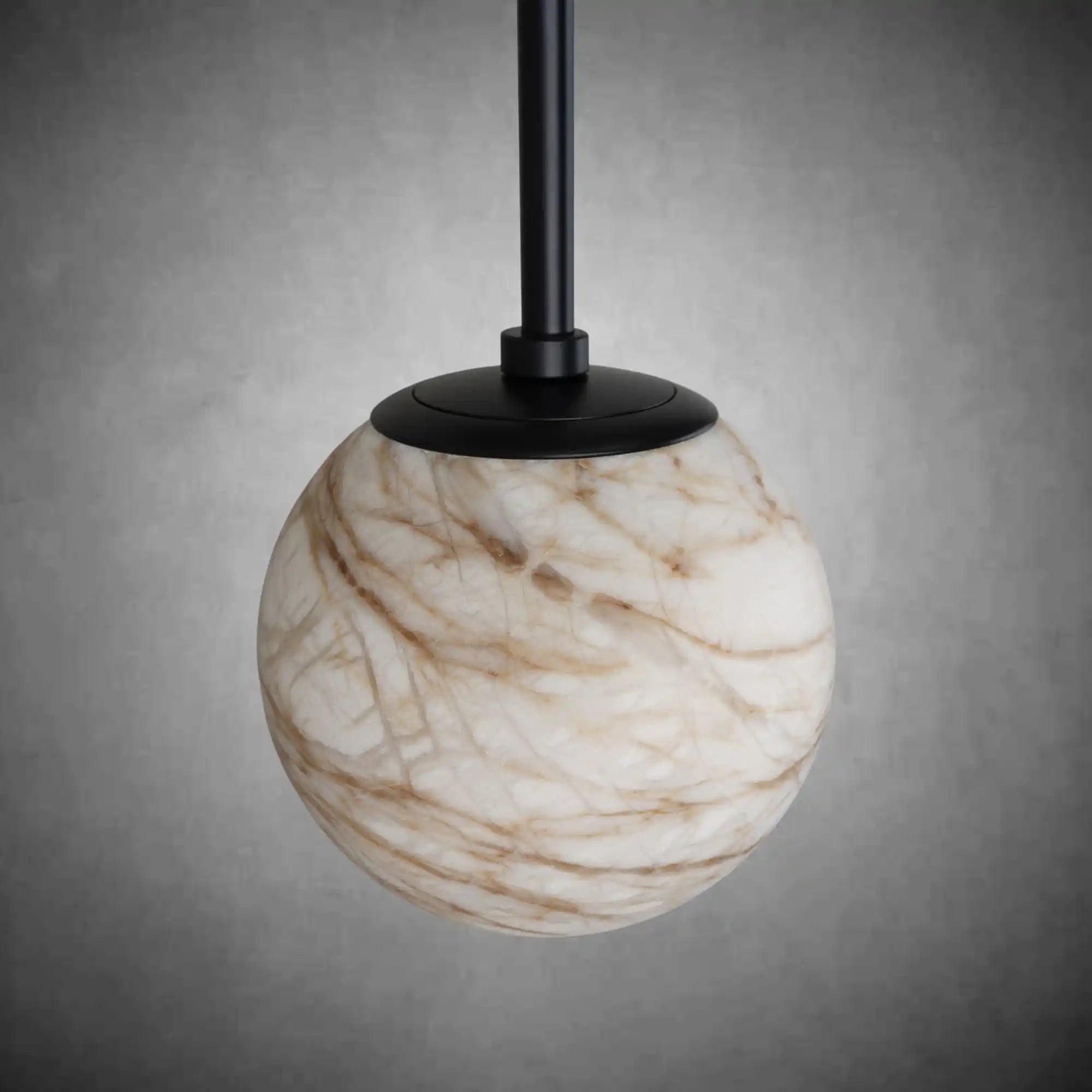 Modern Spanish Marble Globe Wall Light, Indoor Wall Lights Bedside Mirror for Living Room Bedroom Bathroom Hallway Stairs