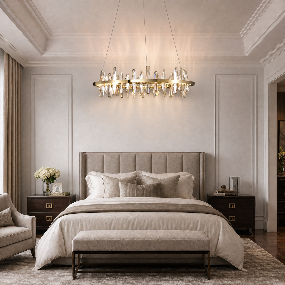 Yiosi Mira Ring Crystal Chandelier