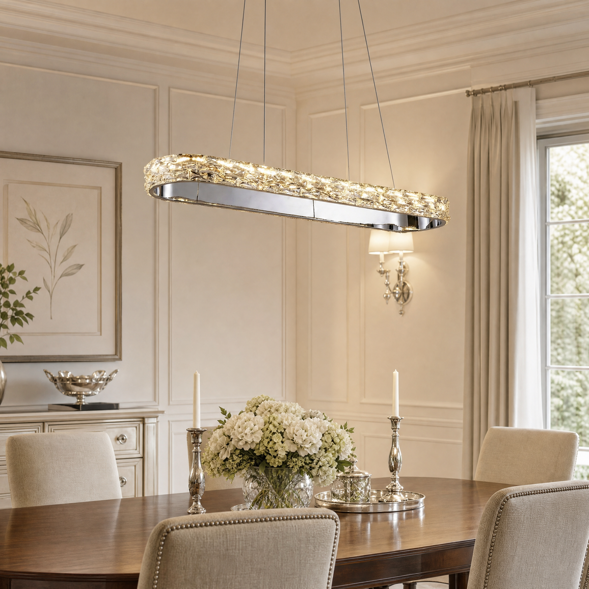 Yiosi Series Crystal Chandelier Style L