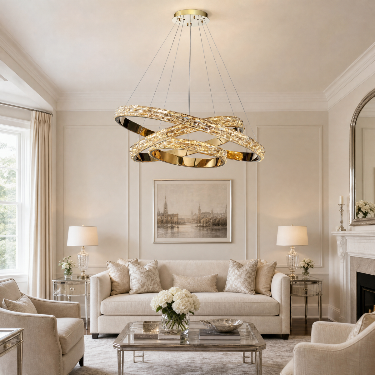 Yiosi Series Crystal Chandelier Style L