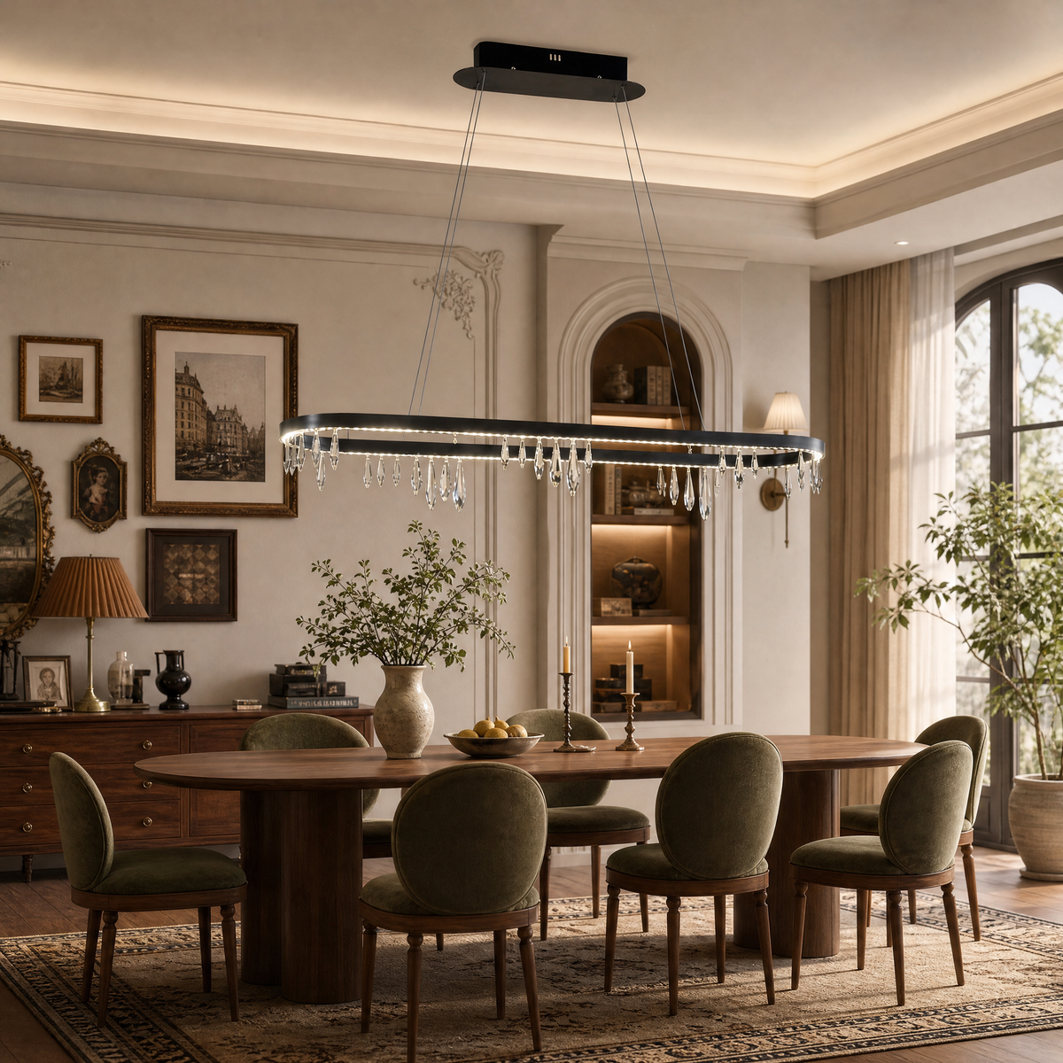 Yiosi Series Crystal Chandelier Style M