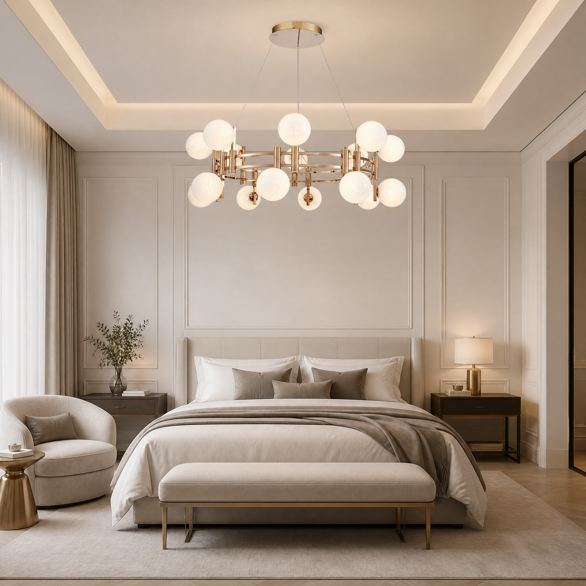 Yiosi Series Glass Chandelier Style Q