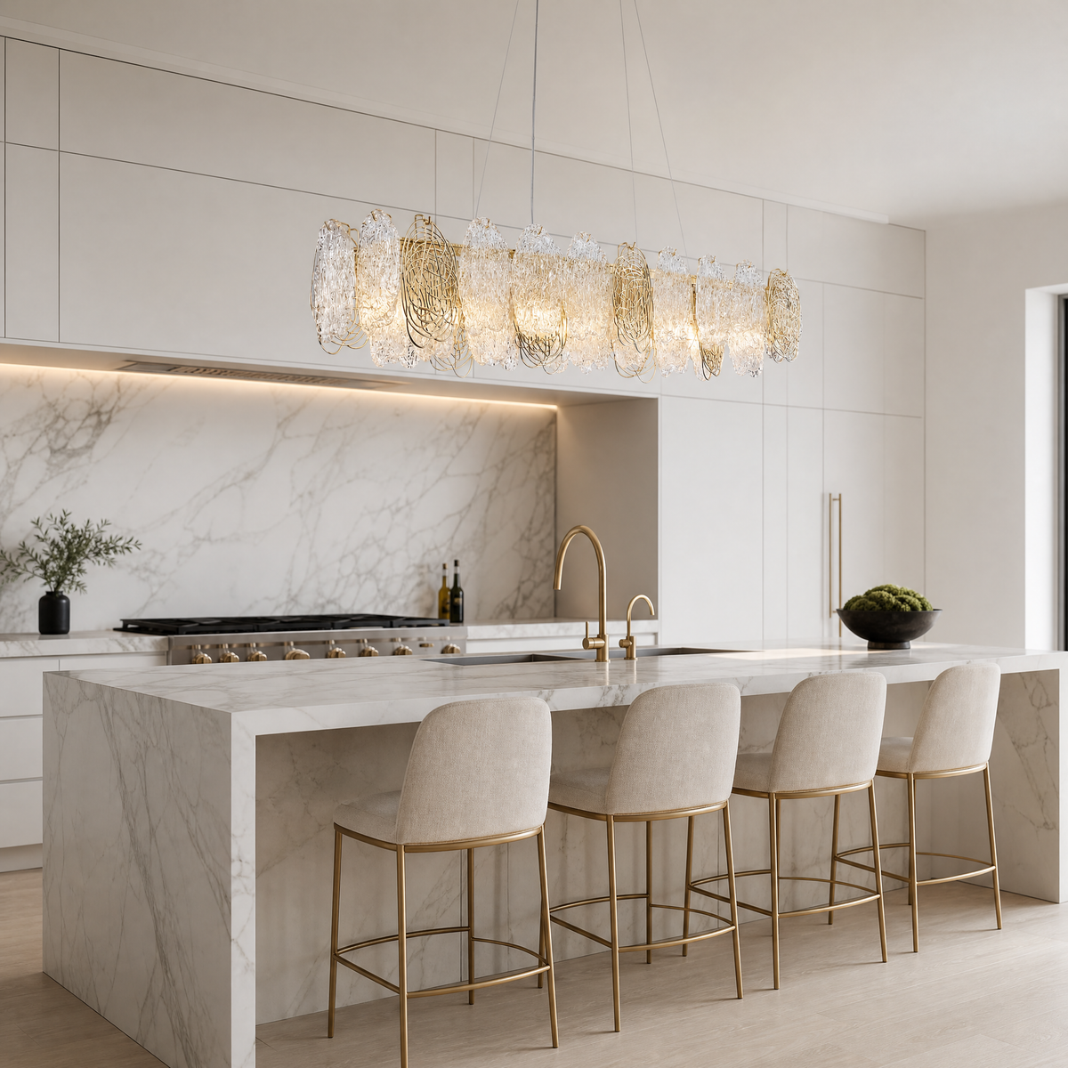 Yiosi Series Glass Chandelier Style R