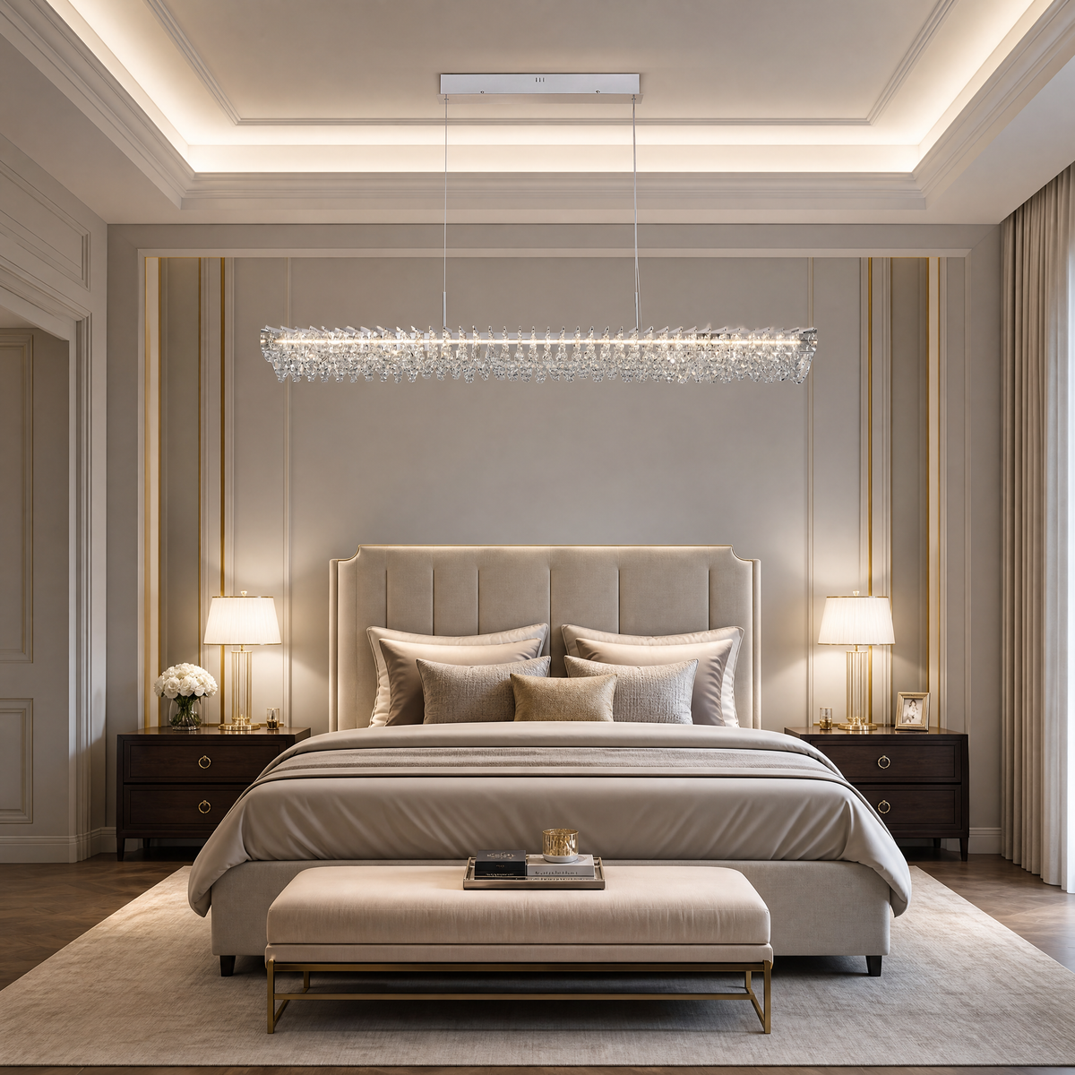 Yiosi Stella Round Crystal Chandelier