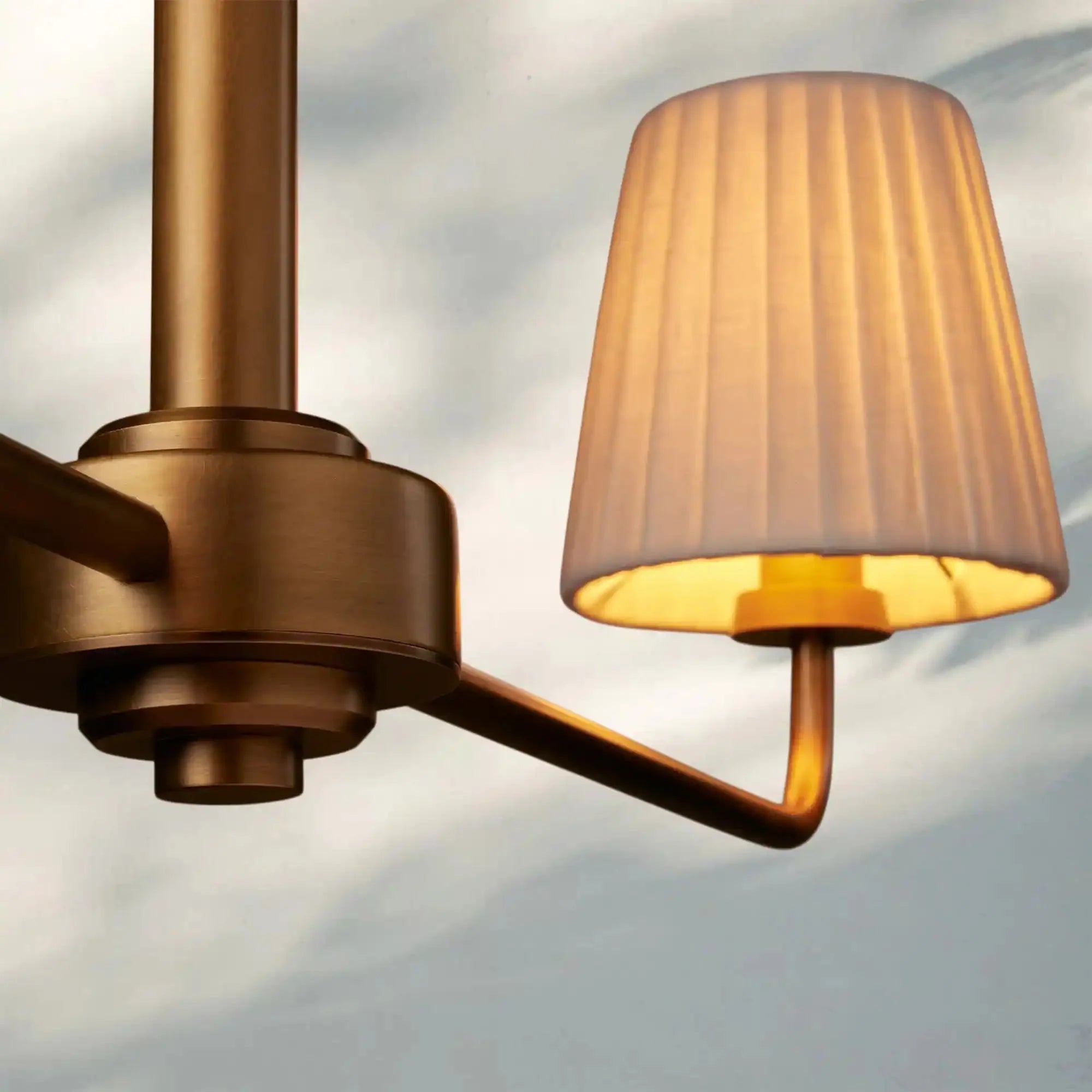 Adria 2-Light Chandelier - bronze finish, modern home lighting