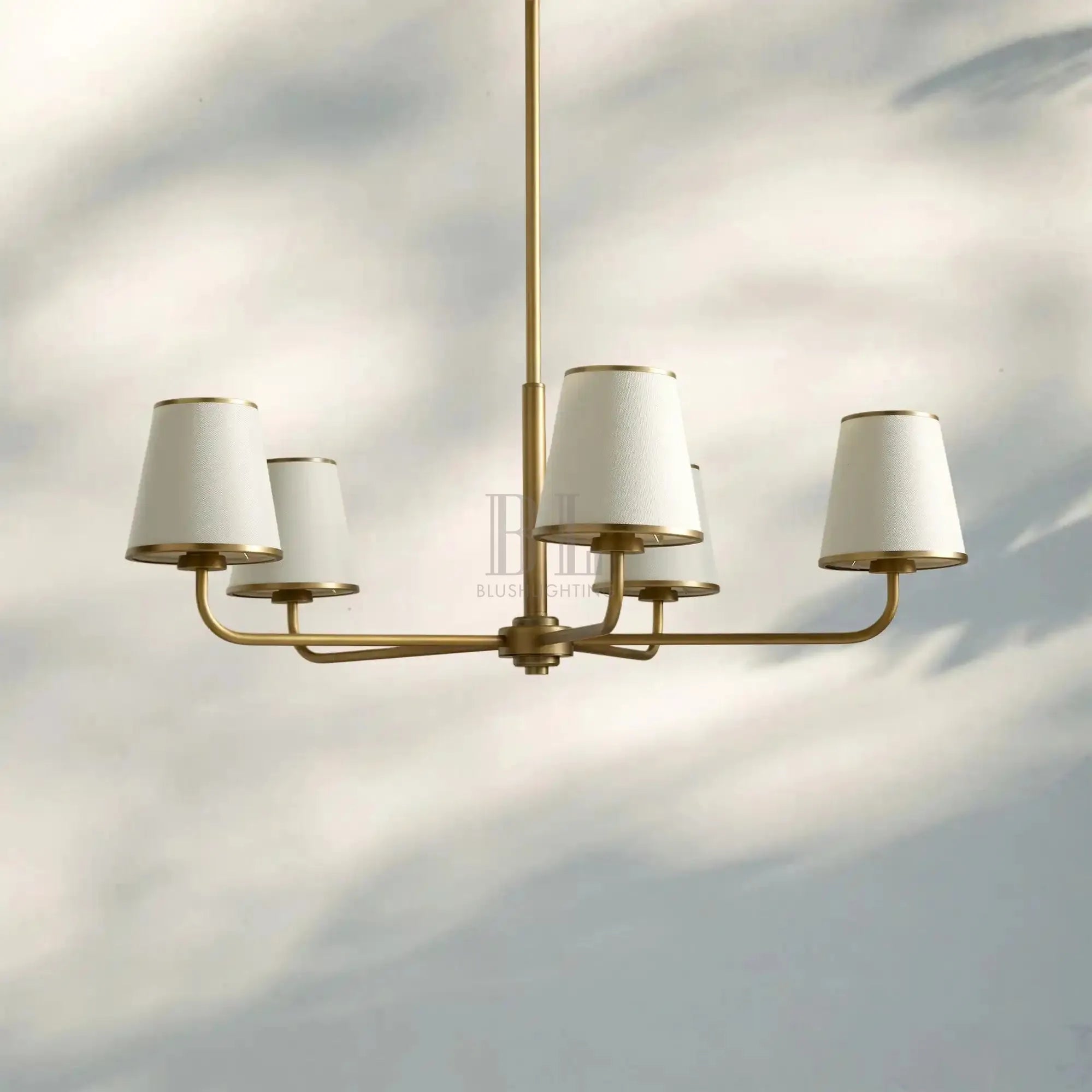 Adria Round Chandelier styled in a modern dining room