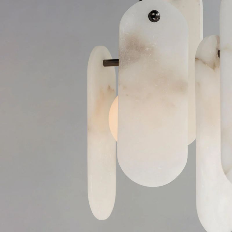 Alyssa Alabaster Studio 5-Light Pendant Chandelier