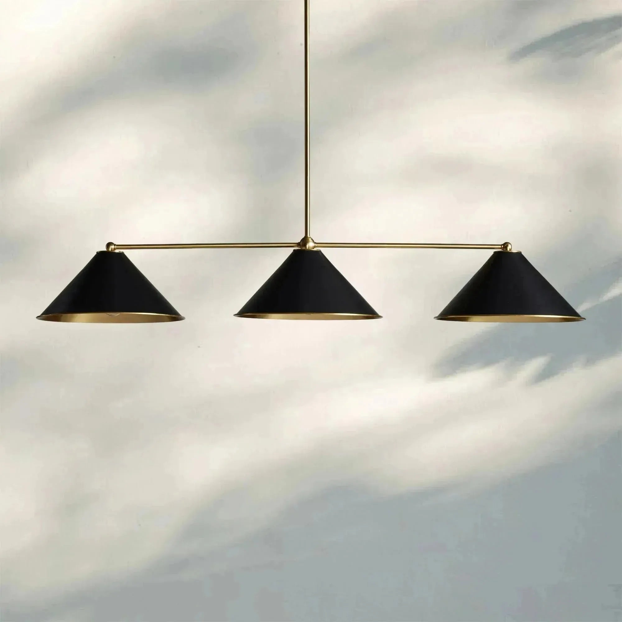Arno Linear Chandelier - 54"BlackBlushlighting