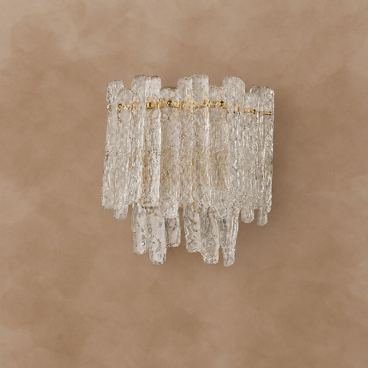 Aureline Murano-Style Textured Glass Wall Sconce