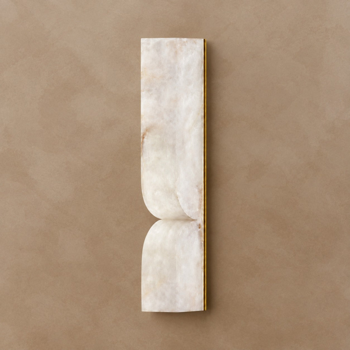 Avenor Spanish Alabaster Minimalist Wall Sconce 13.8" 23.6"
