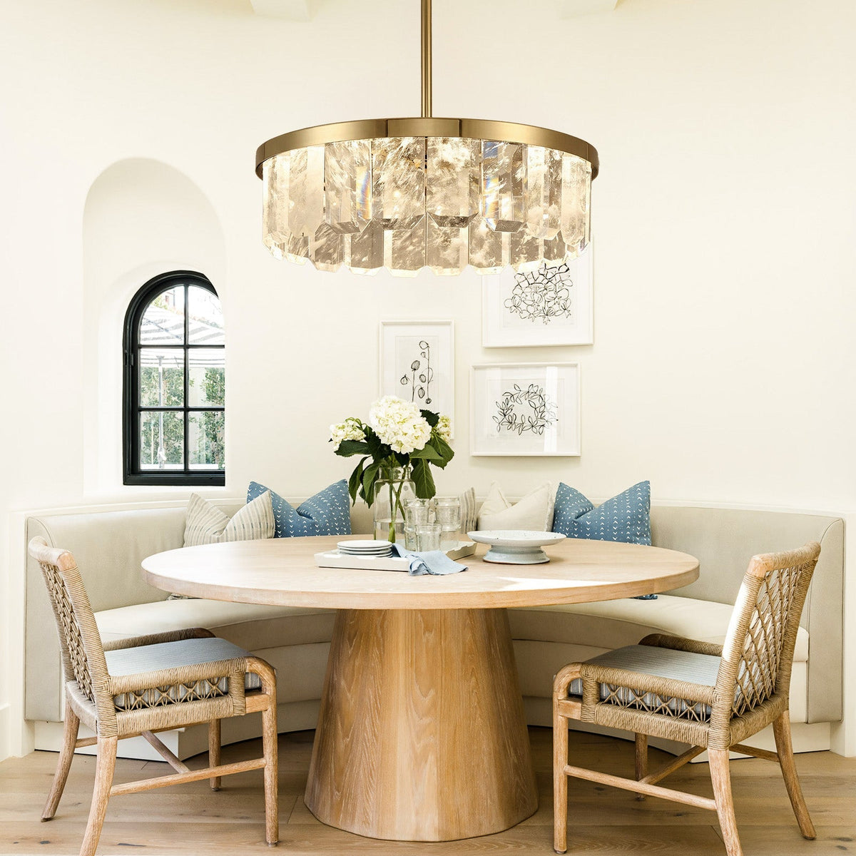 Selene Linear Crystal Chandelier